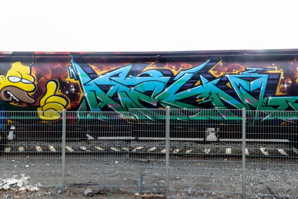 Just Another Agency - Can't Do Tomorrow - SSR Trains - Graffiti