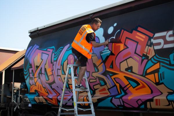 Just Another Agency - Can't Do Tomorrow - SSR Trains - Graffiti