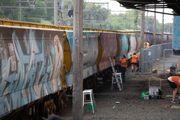 Just Another Agency - Can't Do Tomorrow - SSR Trains - Graffiti