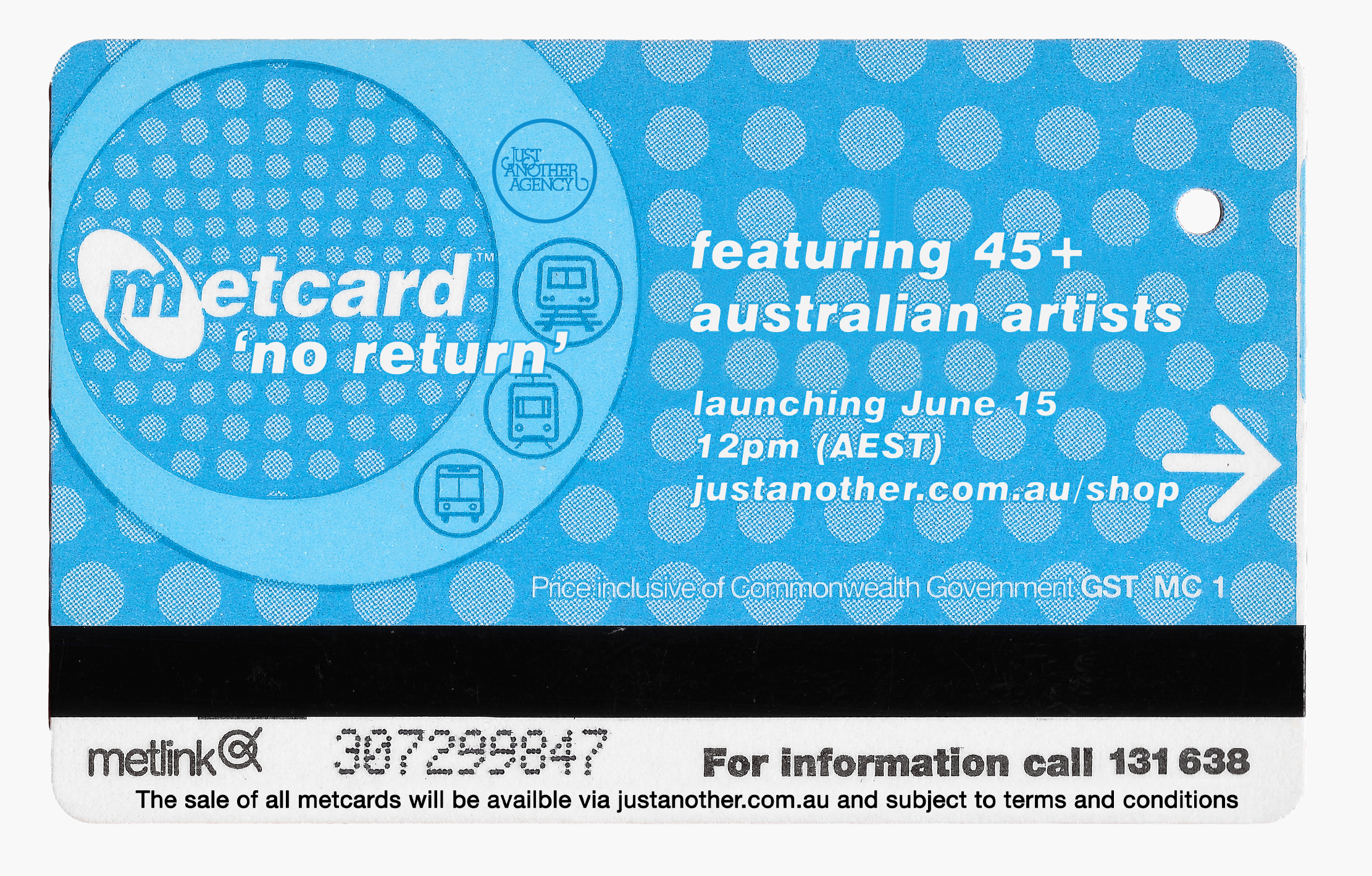 Just Another Agency - Metcard No Return