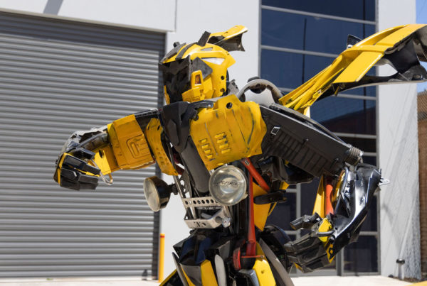 Just Another Agency - Bumblebee Transformer Sculpture