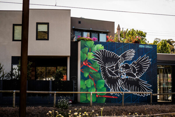 Just Another Agency – New-Natural Murals - Station Street Murals - David Lee Pereira and Amina Briggs