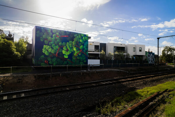 Just Another Agency – New-Natural Murals - Station Street Murals - David Lee Pereira and Amina Briggs