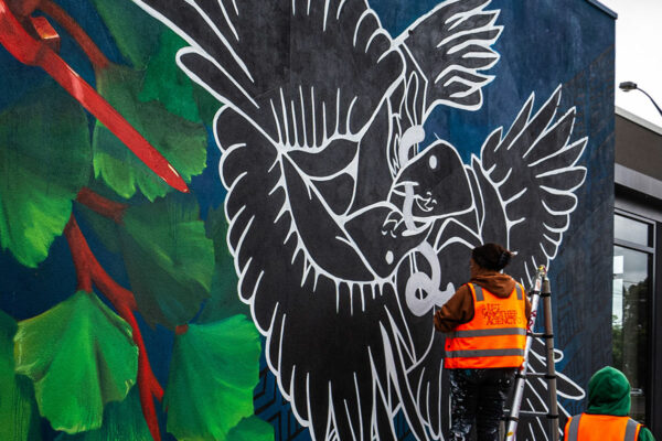 Just Another Agency – New-Natural Murals - Station Street Murals - David Lee Pereira and Amina Briggs