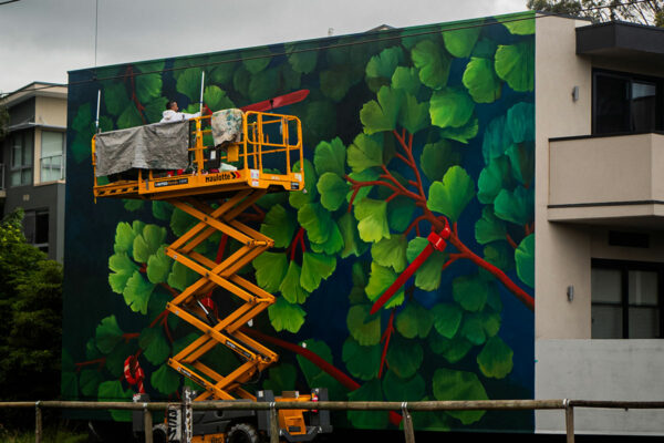Just Another Agency – New-Natural Murals - Station Street Murals - David Lee Pereira and Amina Briggs
